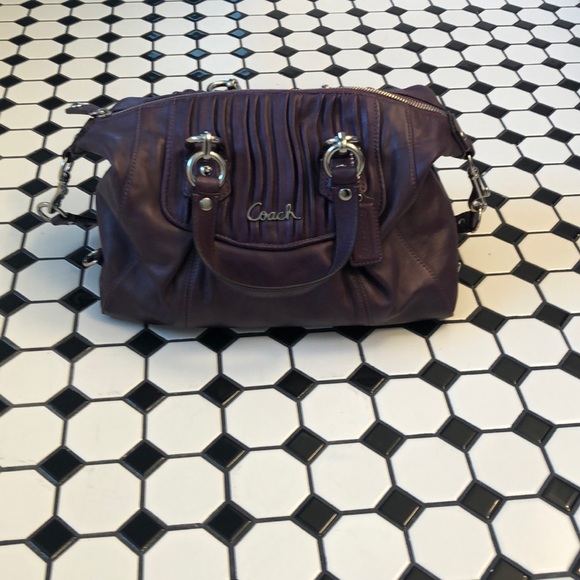 Plum color Coach Hobo bag- like new! - Picture 5 of 10